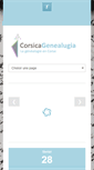 Mobile Screenshot of corsicagenealugia.com